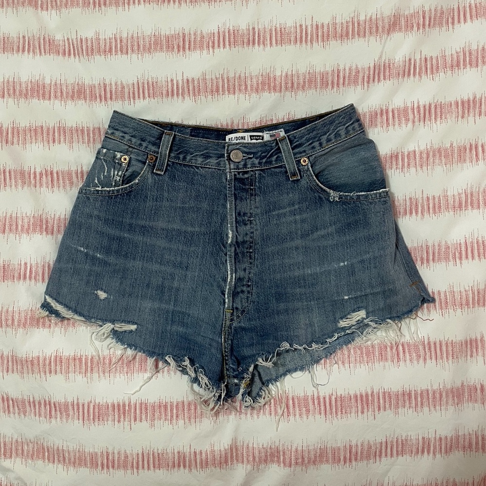 Redone Jean Shorts